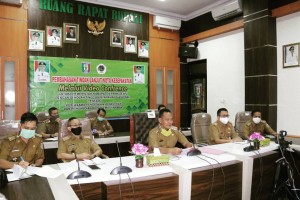 Bahas Kerjasama, Pemkab Pringsewu Dan STPN Yogyakarta Rapat Secara Virtual