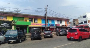 Pedagang Pasar Pringsewu Inginkan Jalur Lintas Mobil Dikembalikan Seperti Semula.