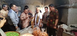 Dirut BRI Pusat Tinjau Pelaku Usaha UKM Pesawaran