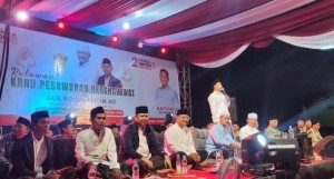 Pesawaran Bershalawat, Nanda-Anton Semakin Dekat Di Hati Rakyat