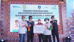 Gubernur Sumsel Nilai Program Electrifying Agriculture Tingkatkan Kesejahteraan Petani.