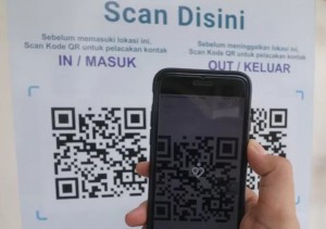 Pencegahan Covid-19, Pemkab Lambar Pasang Barcode PeduliLindungi