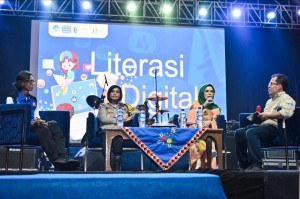 Literasi Digital, Nanda Dan Kapolres Edukasi Masyarakat Pesawaran Bijak Bermedsos