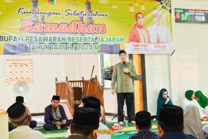 Silaturahmi dan Serap Aspirasi, Bupati Pesawaran Gelar Kunjungan Ramadhan