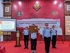 Lapas Kalianda Deklarasikan Perang Terhadap Alat Komunikasi Ilegal dan Narkoba