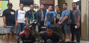 Tim Gabungan Polres Lamsel Amankan Dua Pelaku Curanmor