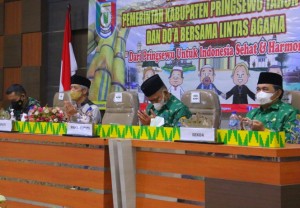 Do'a Bersama Lintas Agama Akhiri 2021 & Sambut 2022 di Pringsewu