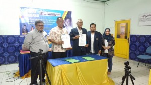 MoU Bidang Pendidikan, IBN Lampung dan PWI Pringsewu Jalin Kerjasama