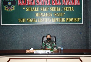 Kasrem 043/Gatam Pimpin Sidang Panjabsat Pemberhentian dan Pengangkatan Jabatan Bintara dan Tamtama.