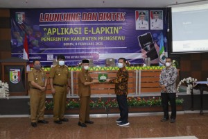 Pemkab Pringsewu Luncurkan E-LAPKIN