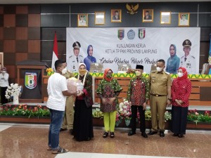 Ketua TP-PKK Provinsi Lampung Kunjungan Kerja ke Pringsewu