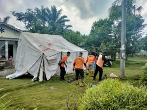 Pemkab Asahan Dirikan Tenda Pengungsi Bagi Masyarakat Terkena Dampak Banjir
