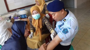 Lapas Kota Agung Lakukan Pemeriksaan Hepatitis Desiminasi.