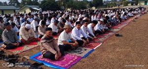 Forkompinda Kota Bandar Lampung adakan sholat istisqa.