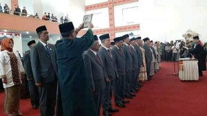 45 Anggota DPRD Pesawaran Terpilih Dilantik