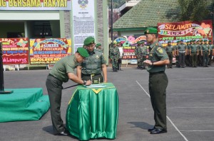 Danrem 043/Gatam Resmikan Validasi  Organisasi Kodim 0410/Kota Bandar Lampung.