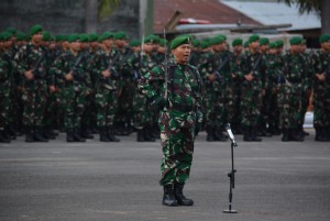 Korem 043/Gatam Gelar Upacara Hari  Bela Negara.