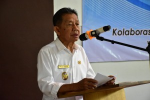 Wakil Bupati Fauzi Hasan Menghadiri Pelantikan Pengurus Kadin Tubaba.