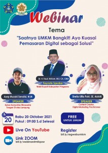 Saatnya UMKM Bangkit, Ayo Kuasai Pemasaran Digital Sebagai Solusi !