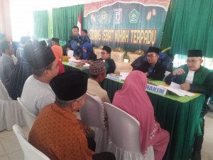 100 Pasangan Ikuti Sidang Isbat Nikah Terpadu Di Kabupaten pringsewu