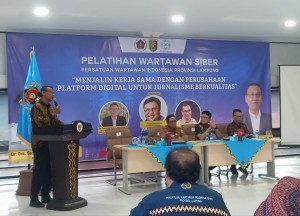 PWI Lampung Gelar 'Publisher Rights' Jurnalisme Berkualitas