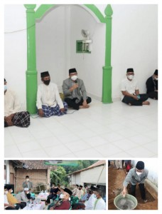 Walikota Metro Melaksanakan Sholat Subuh Berjamaah Dan Peletakan Batu Pertama Masjid Al-Rahman.