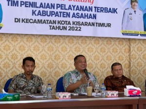 Camat Kota Kisaran Timur Sambut Rombongan Tim Penilaian Pelayanan Terbaik Asahan