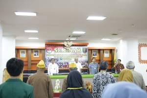 Seminar Sinergitas Penanganan Ancaman Non Militer di Provinsi Lampung.