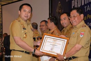 Kabupaten Mesuji Terima penghargaan Lampung Sejahtera