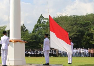 Suasana Khidmat, Detik-Detik Proklamasi HUT RI Ke-80 Di Pesawaran