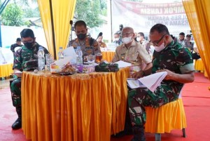 Percepat Vaksinasi Masal Bagi Kelompok Lansia, Bupati Asahan Zoom Meeting Bersama Kapolri.