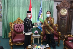 Bupati Pringsewu Terima Kunjungan Kepala Perwakilan BPKP Provinsi Lampung