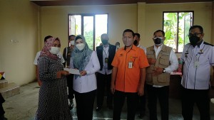 Bupati Dewi Launching BPNT 2022 Kabupaten Tanggamus
