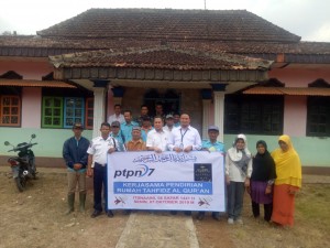 PTPN 7 Unit Repa Dan Masyarakat  Dirikan Rumah Tahfis.