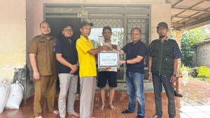 Dukung UMKM Kopi Di Pesawaran, PTPN I Reg.7 Serahkan Mesin Roasting