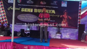 Festival Seni Budaya Lampung,  Beri Apresiasi Seni