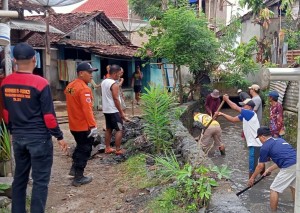 Satgas BPBD Pringsewu Inisiasi Normalisasi Boloran Marga Bhatin penyebab Banjir di Pardasuka