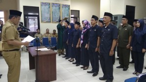 Wabup Pringsewu Lantik Pejabat P2UPD Inspektorat