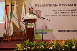 Bupati Tubaba Umar Ahmad Menghadiri Pelantikan DPD HKTI