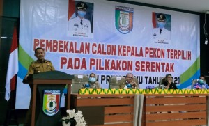 Wabup Pringsewu Tutup Pembekalan Calon Kapekon Terpilih