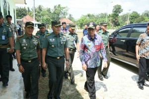 Tim Dalprogar Rendalwas dan Wasdal Giat Sisfo TNI AD Kunjungi Lamtim