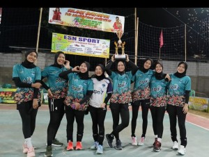 PBV Payung Batu Cup, Tim Voli PTPN I Regional 7 Kebun Padangratu Raih Juara 1
