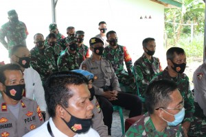 Peringati HUT TNI, Polres Tubaba Sambangi Koramil 412-01/TBT.