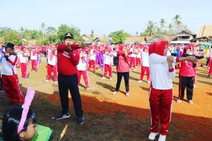 Ratusan Warga Banyumas Ikuti Senam Massal Germas.