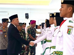 Anggota Paskibraka Kabupaten Pesawaran Resmi Dikukuhkan
