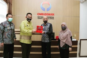 Tingkatkan Kualitas Pelayanan Publik, Wakil Bupati Pringsewu Konsultasi Ke Ombudsman RI