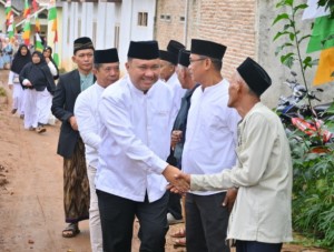 Hadiri Peringatan Isra Mi’raj Di Ponpes Al Wujudi, Ini Harapan Wabup Pesawaran