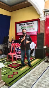 Ketua SMSI Lampung Lounching Media Informasi Network.