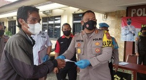 Kembali, Polres Tanggamus Kembalikan Motor Korban Pencurian