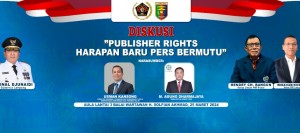 Diskusi Publisher Rights PWI Lampung Bersama Menkominfo Dan Dewan Pers